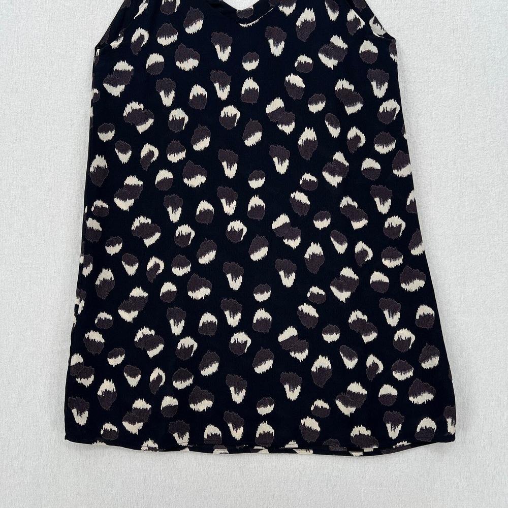 REFORMATION Eli 90s Mini Slip Dress Womens XS Black Gray Wild Child Animal Print - Picture 7 of 16